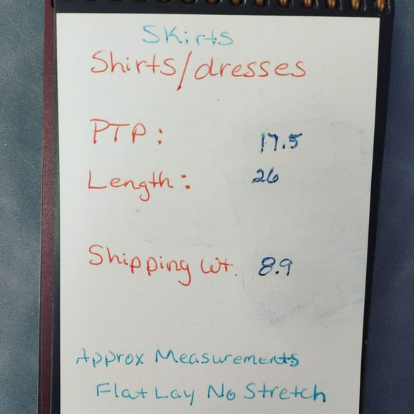 StJohns Bay Womens L Floral Navy Summer 34 Sleeve Boho Casual Lightweight Top - Picture 8 of 9